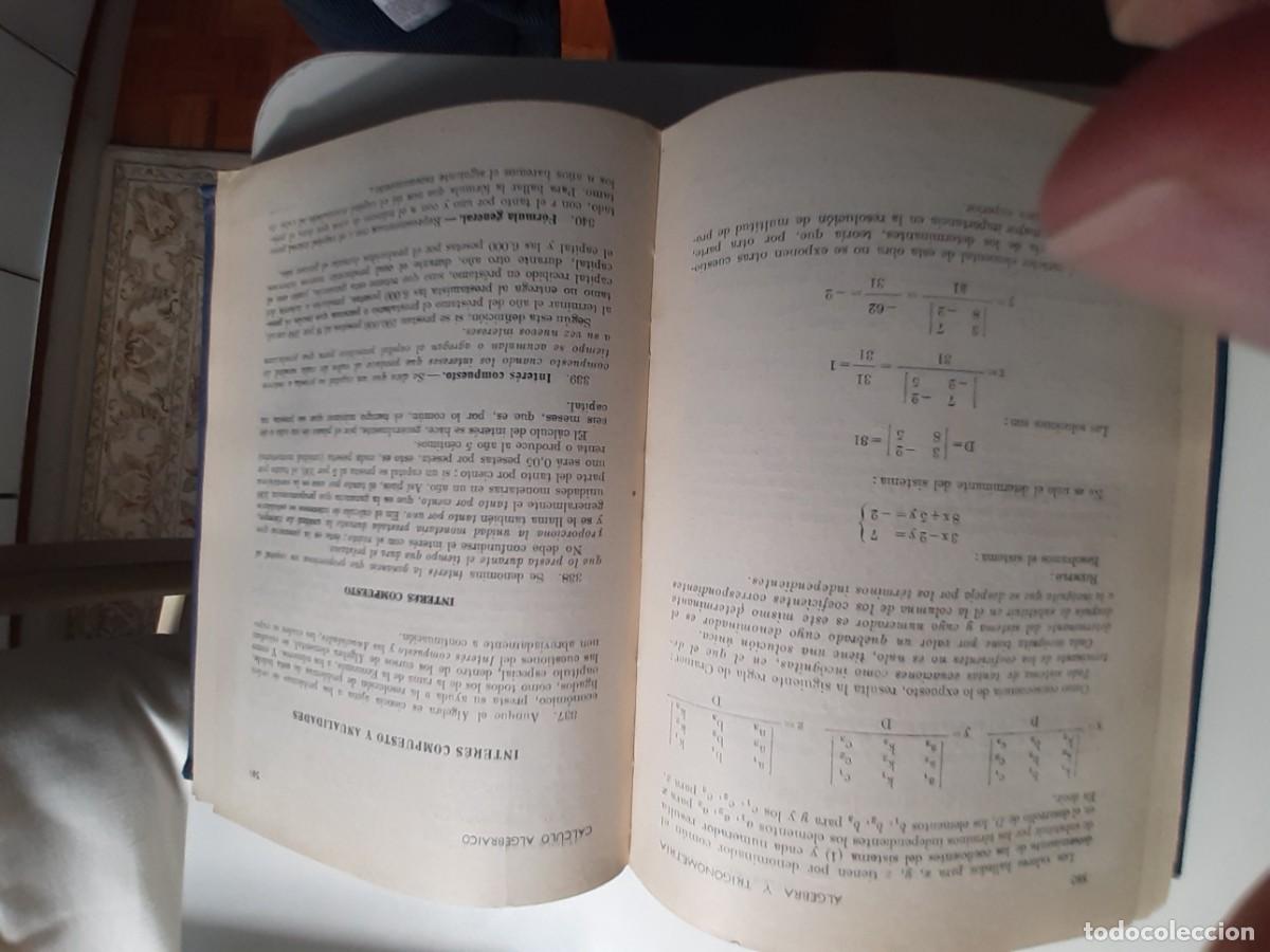 Libros de segunda mano de ciencias: MATEM&Aacute;TICAS. 1950. RAM&Oacute;N SOPENA - Foto 5