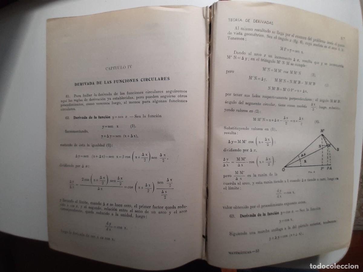 Libros de segunda mano de ciencias: MATEM&Aacute;TICAS. 1950. RAM&Oacute;N SOPENA - Foto 7
