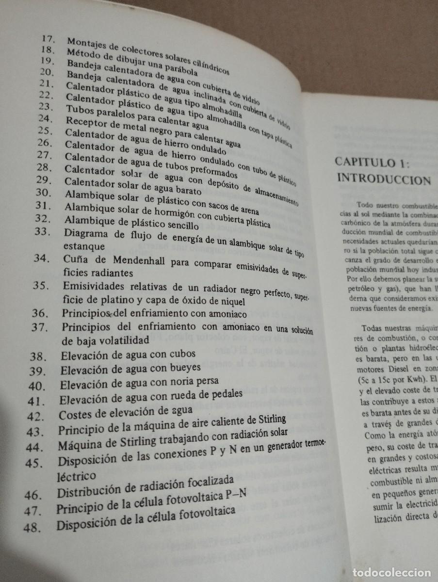 Libros de segunda mano de ciencias: USO DIRECTO DE LA ENERG&Iacute;A SOLAR (FARRINGTON DANIELS) - Foto 8