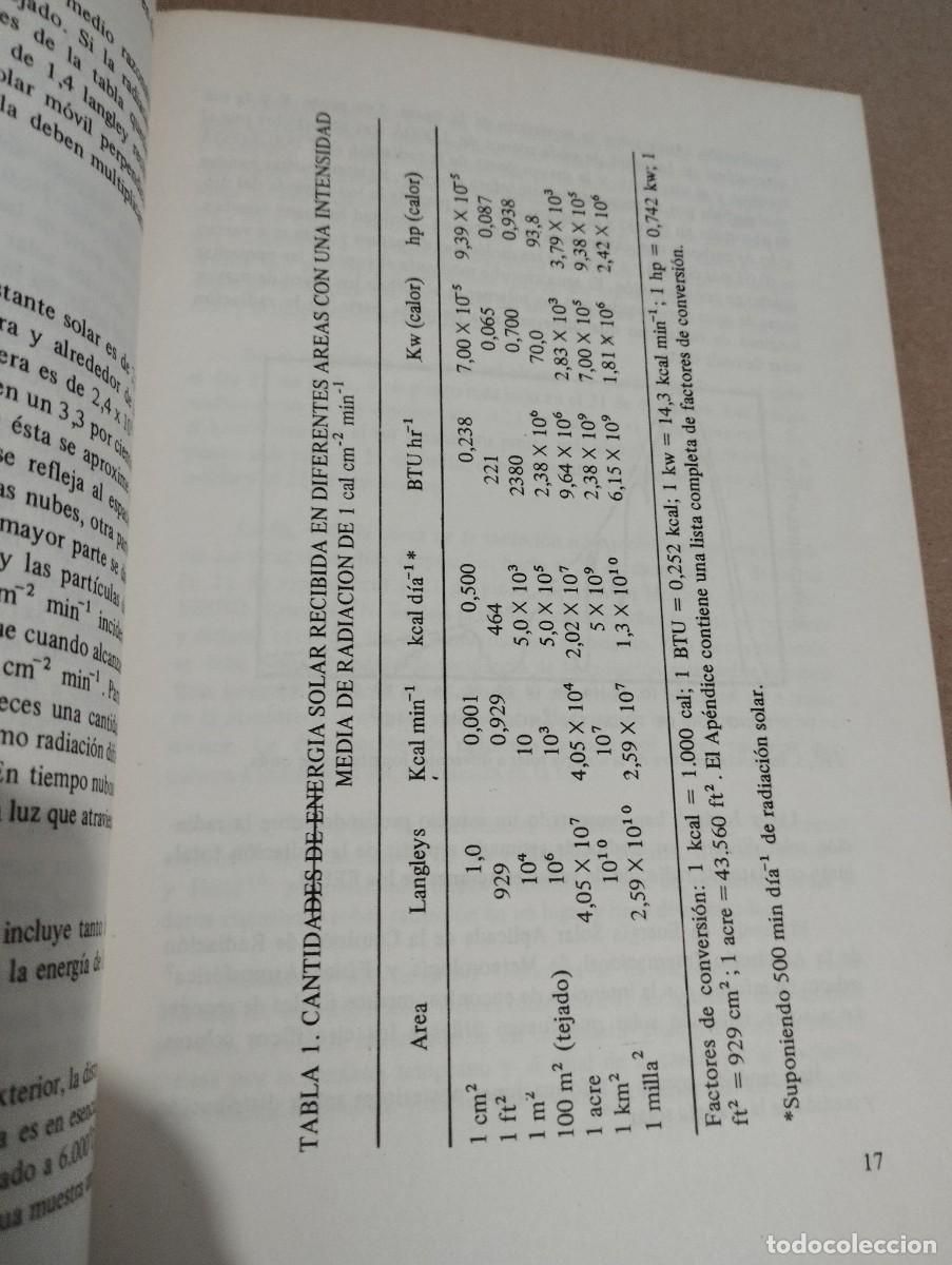 Libros de segunda mano de ciencias: USO DIRECTO DE LA ENERG&Iacute;A SOLAR (FARRINGTON DANIELS) - Foto 17