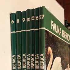 Libros de segunda mano: LOTE LIBROS FAUNA IBERICA FELIX RODRIGUEZ DE LA FUENTE