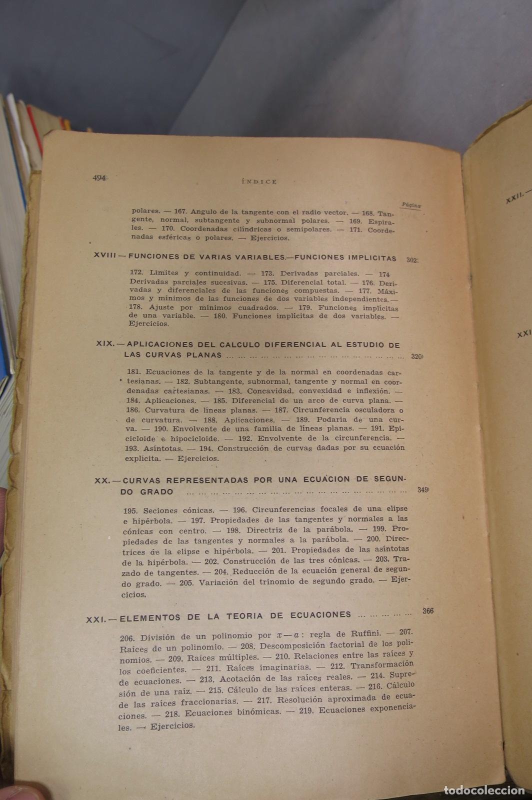 Libros de segunda mano de ciencias: AMPLIACION DE MATEMATICAS PARA TECNICOS - Foto 5