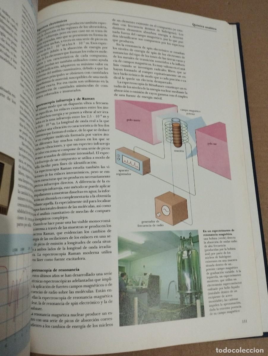 Libros de segunda mano de ciencias: QU&Iacute;MICA. ELEMENTOS, MOL&Eacute;CULAS, VIDA (C&Iacute;RCULO DE LECTORES) - Foto 5