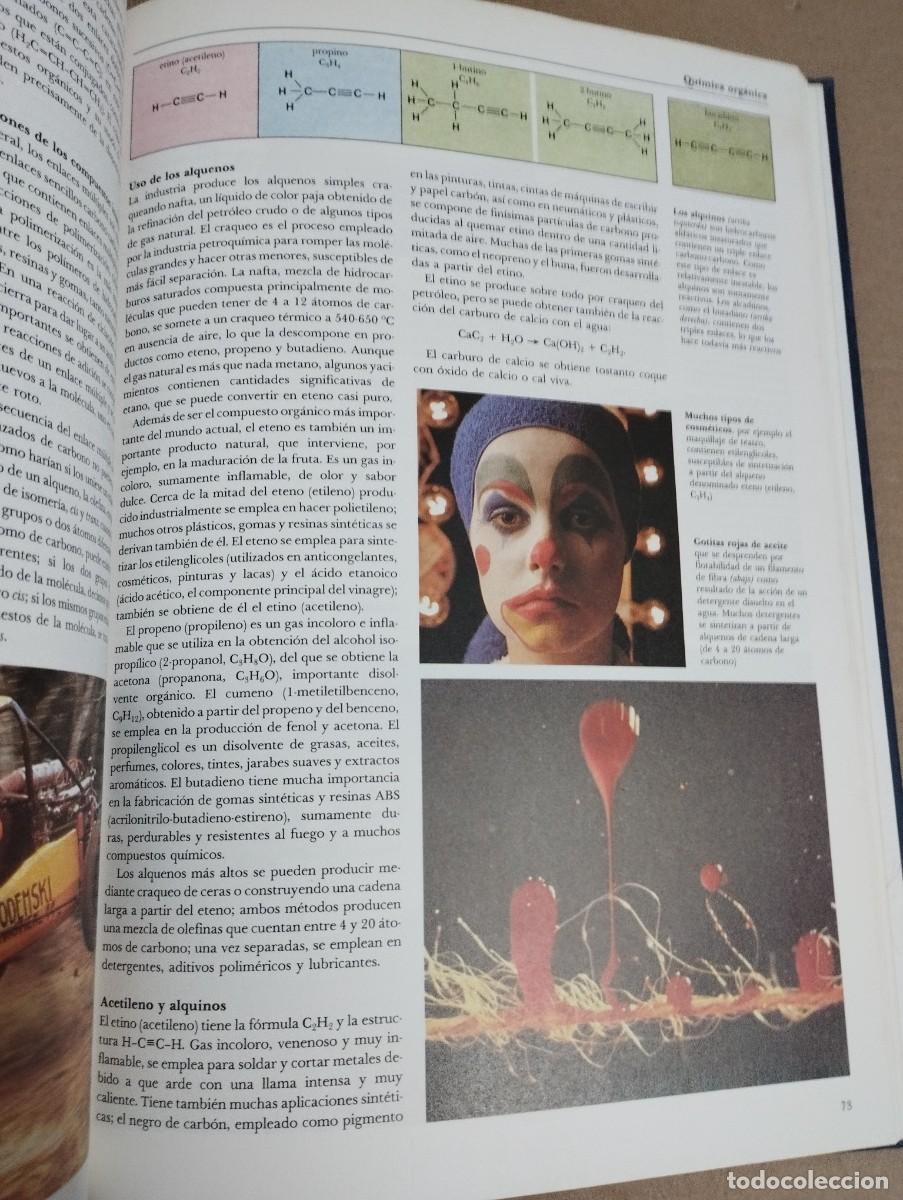 Libros de segunda mano de ciencias: QU&Iacute;MICA. ELEMENTOS, MOL&Eacute;CULAS, VIDA (C&Iacute;RCULO DE LECTORES) - Foto 8