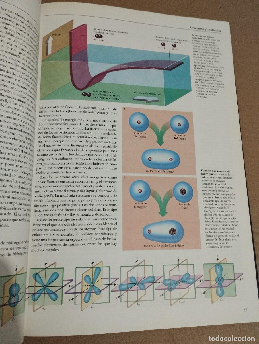 Libros de segunda mano de ciencias: QU&Iacute;MICA. ELEMENTOS, MOL&Eacute;CULAS, VIDA (C&Iacute;RCULO DE LECTORES) - Foto 15