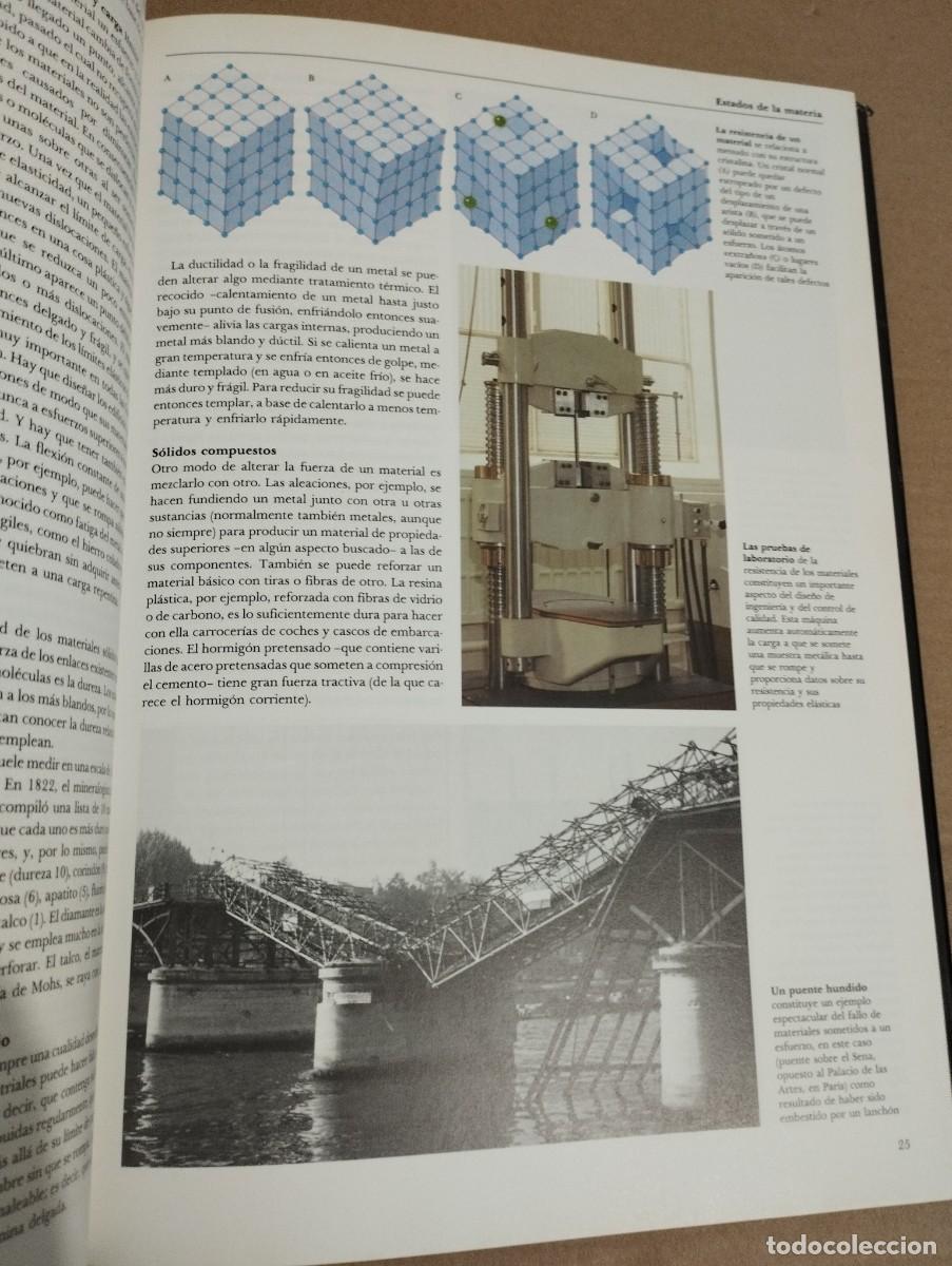 Libros de segunda mano de ciencias: F&Iacute;SICA. MATERIA, &Aacute;TOMOS, ENERG&Iacute;AS (C&Iacute;RCULO DE LECTORES) - Foto 14