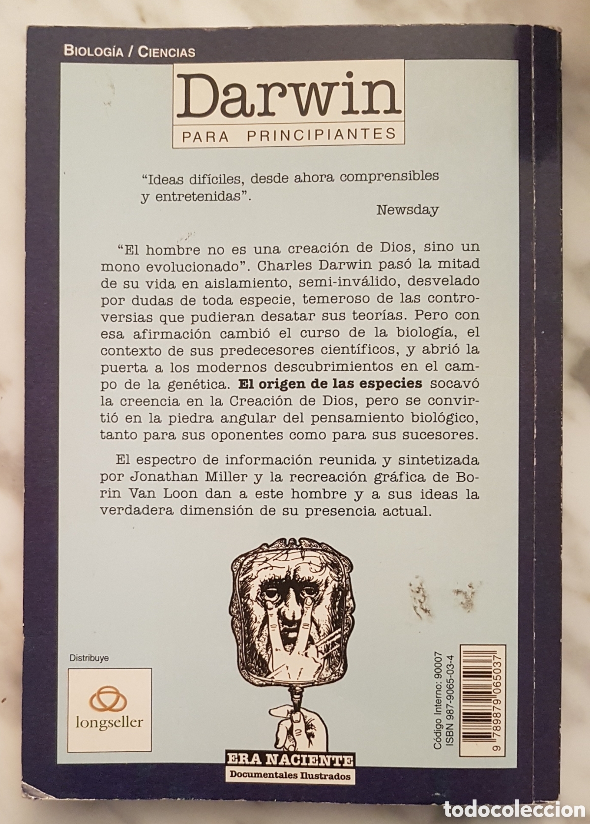 Libros de segunda mano: LIBRO DARWIN PARA PRINCIPIANTES .JONATHAN MILLER / BORIN VAN LOON . EVOLUCION - Foto 2