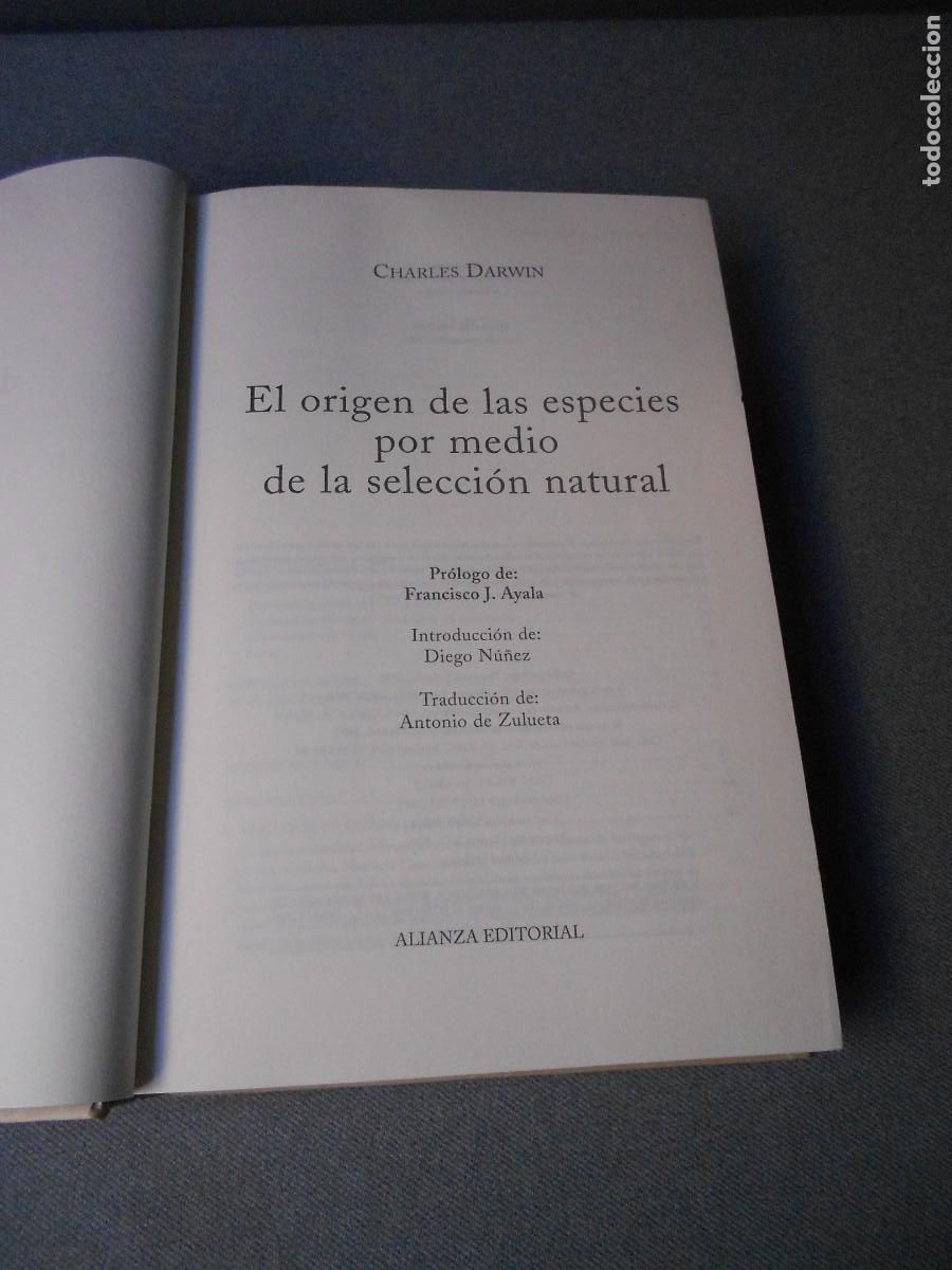 Libros de segunda mano: EL ORIGEN DE LAS ESPECIES - Foto 2