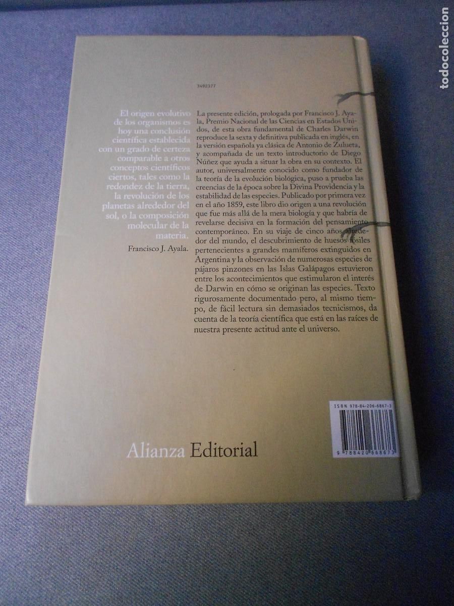 Libros de segunda mano: EL ORIGEN DE LAS ESPECIES - Foto 3
