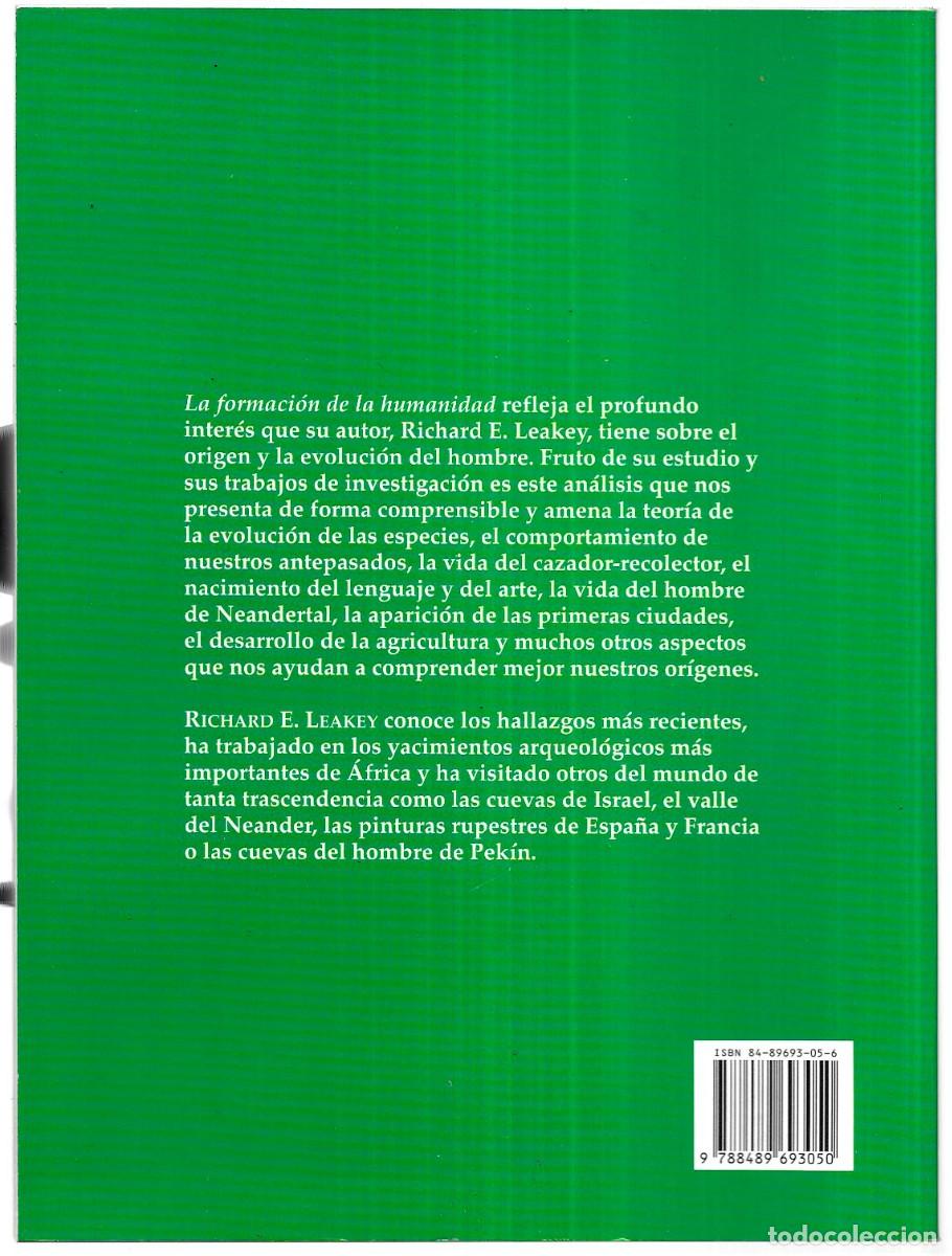 Libros de segunda mano: Richard E. Leakey . La formaci&oacute;n de la humanidad - Foto 2