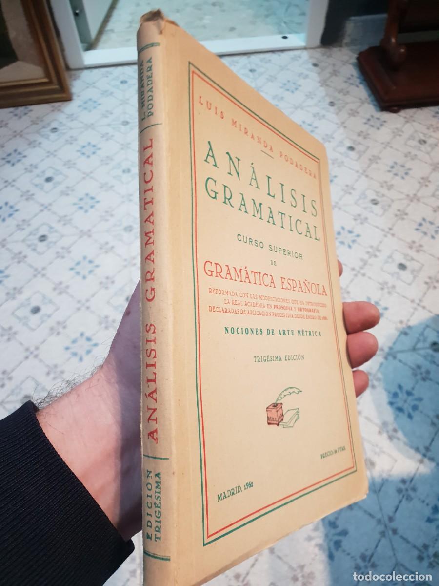 Libros de segunda mano de ciencias: Analisis gramatical luis miranda a&ntilde;o 1962 - Foto 2