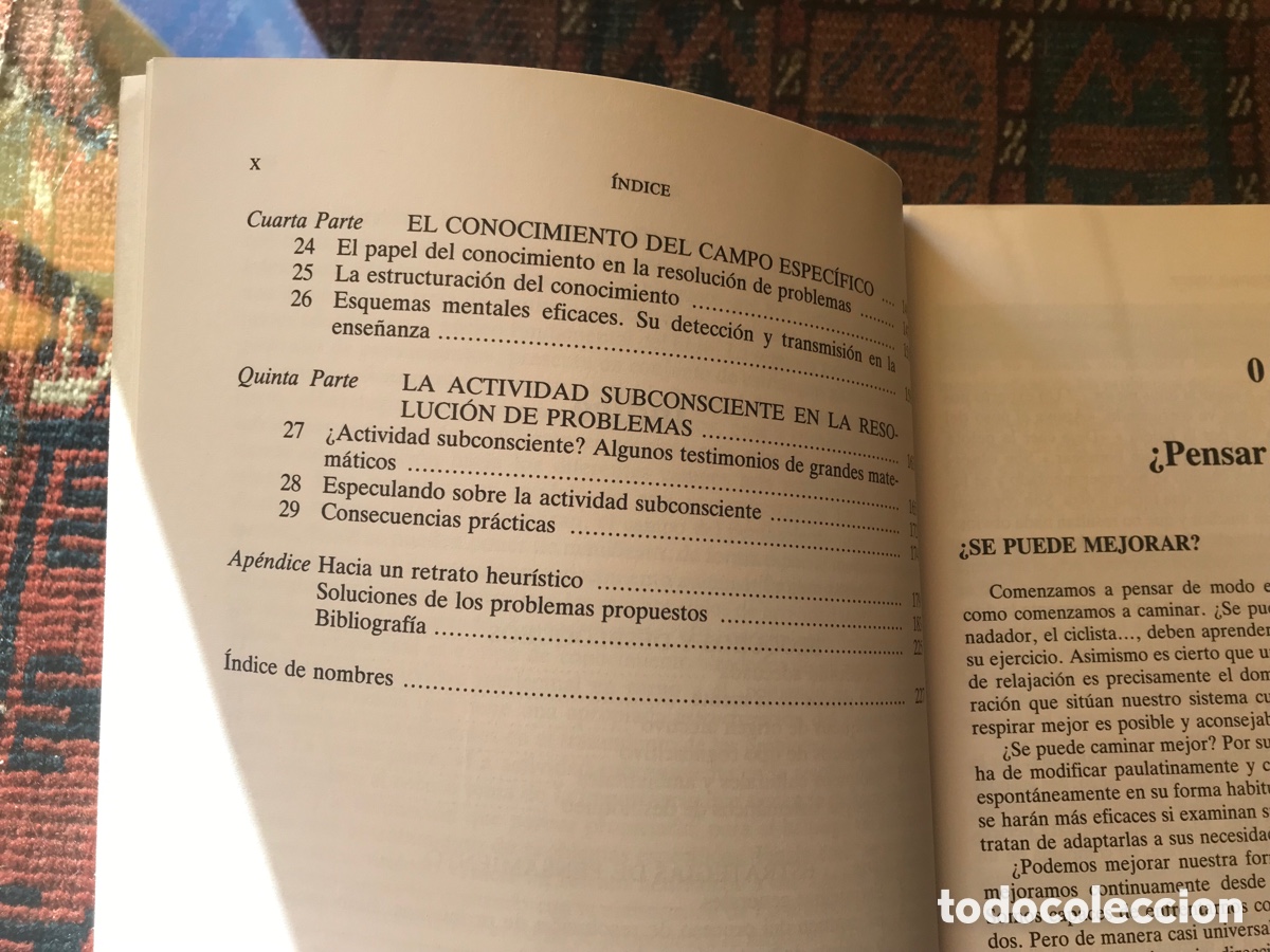 Libros de segunda mano de ciencias: Para pensar mejor. Miguel de Guzm&aacute;n. - Foto 5