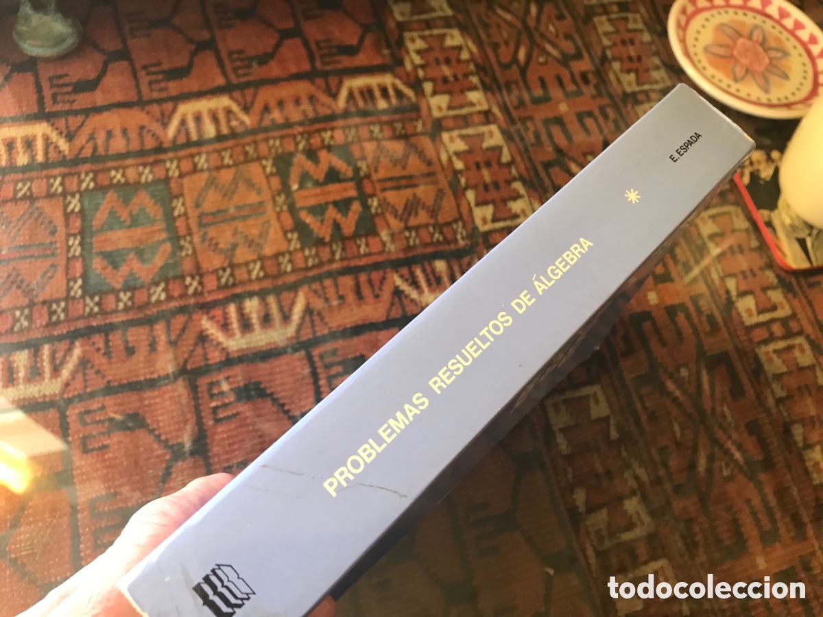 Libros de segunda mano de ciencias: Problemas resueltos de &aacute;lgebra. Emilio espada. Edunsa - Foto 2