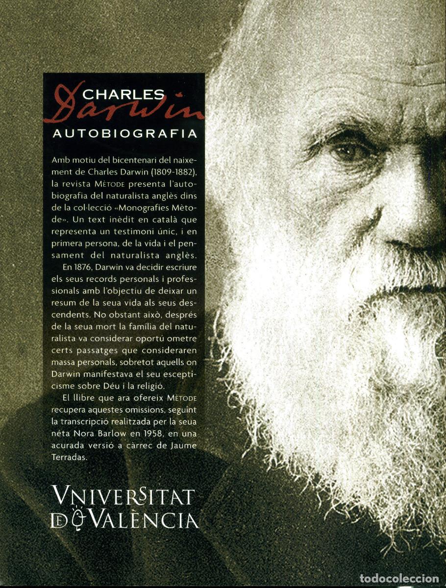 Libros de segunda mano: MONOGRAFIES M&Egrave;TODE - CHARLES DARWIN - Foto 2