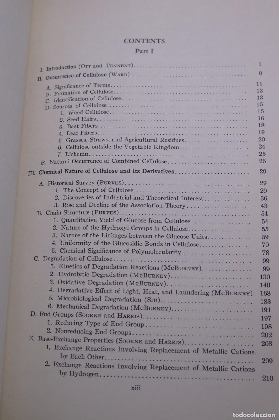 Libros de segunda mano: Cellulose and Cellulose Derivatives. Ott. Spurlin. 3 TOMOS - Foto 2