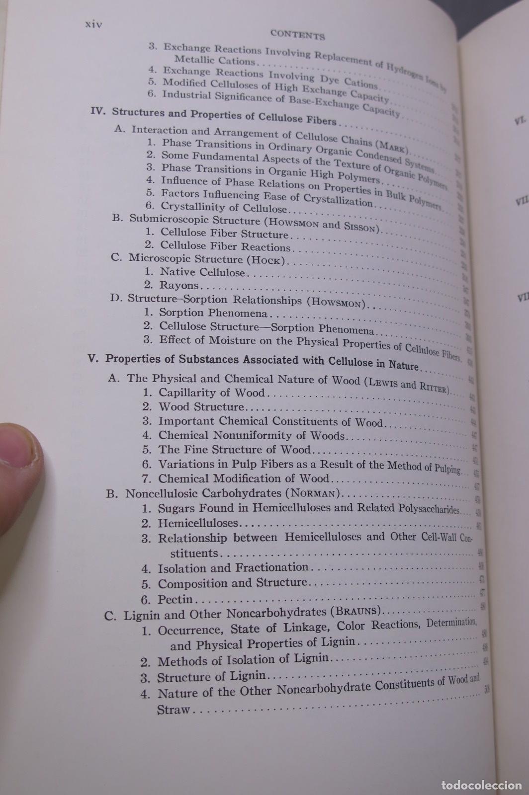 Libros de segunda mano: Cellulose and Cellulose Derivatives. Ott. Spurlin. 3 TOMOS - Foto 3