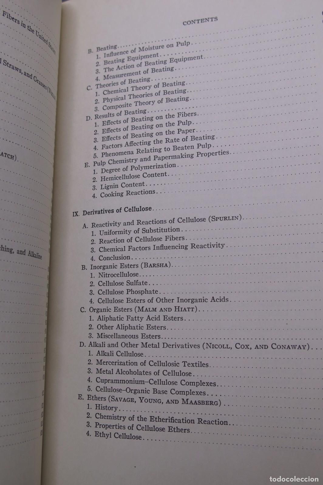 Libros de segunda mano: Cellulose and Cellulose Derivatives. Ott. Spurlin. 3 TOMOS - Foto 8