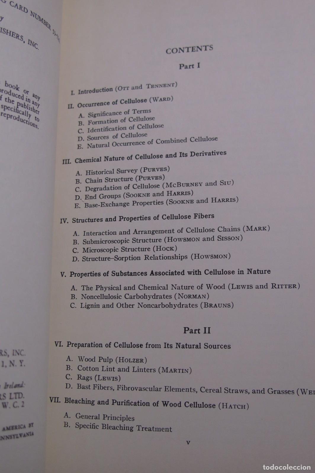 Libros de segunda mano: Cellulose and Cellulose Derivatives. Ott. Spurlin. 3 TOMOS - Foto 10