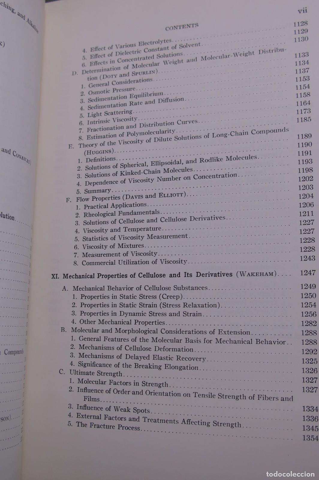 Libros de segunda mano: Cellulose and Cellulose Derivatives. Ott. Spurlin. 3 TOMOS - Foto 12