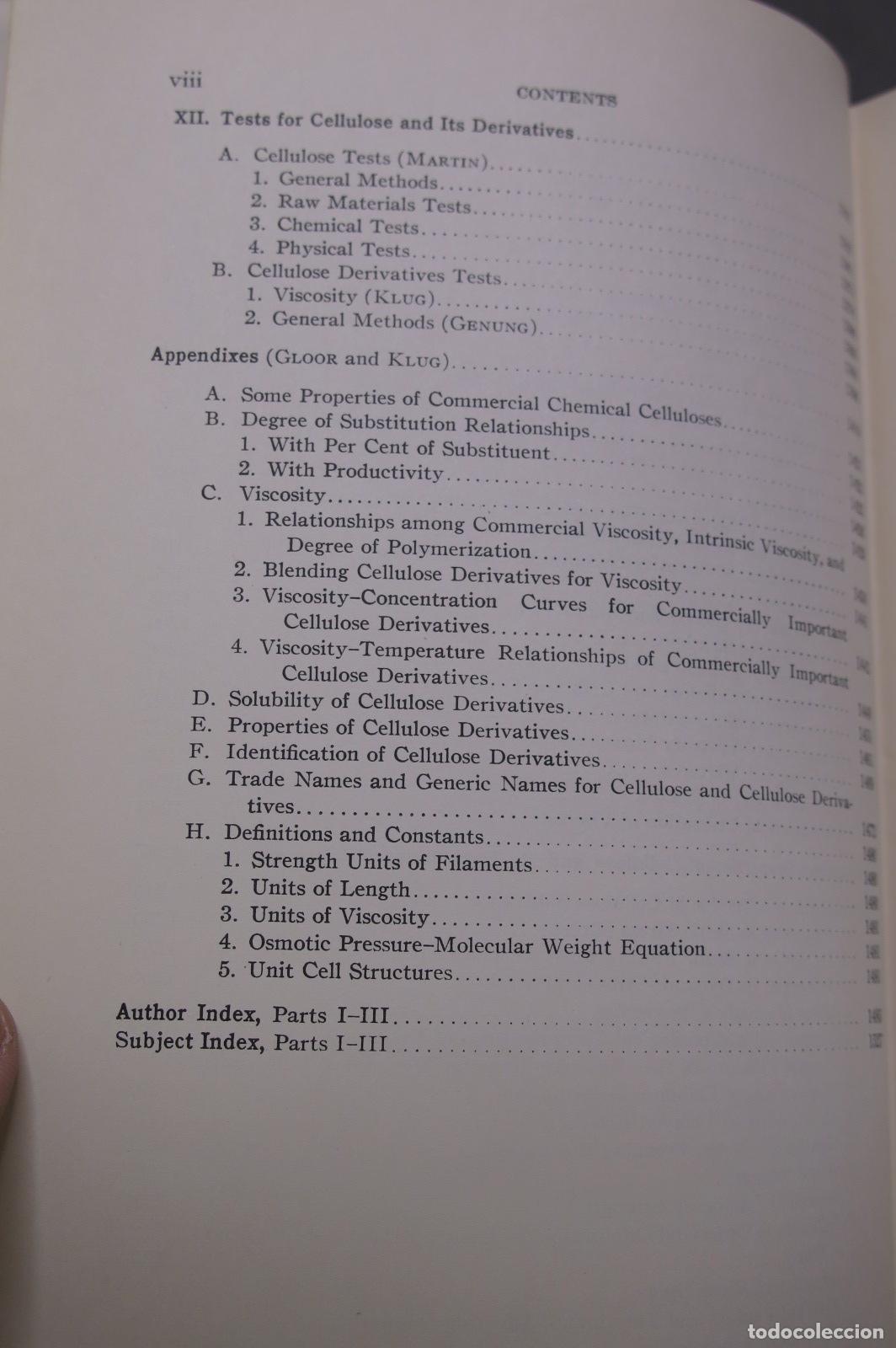Libros de segunda mano: Cellulose and Cellulose Derivatives. Ott. Spurlin. 3 TOMOS - Foto 13