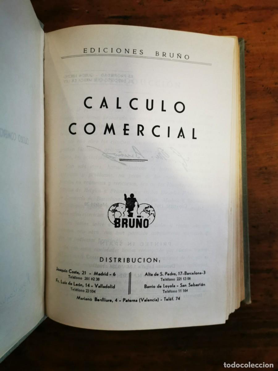 Libros de segunda mano de ciencias: C&Aacute;LCULO comercia - Foto 2