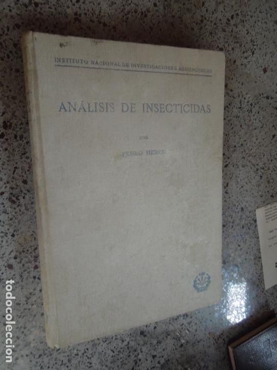 Libros de segunda mano: ANALISIS DE INSECTICIDAS - PEDRO HERCE - MADRID 1945 - Foto 1