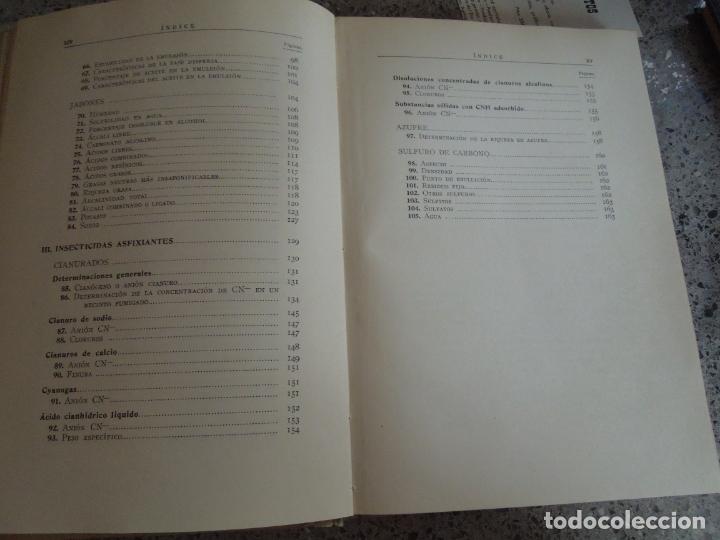 Libros de segunda mano: ANALISIS DE INSECTICIDAS - PEDRO HERCE - MADRID 1945 - Foto 3