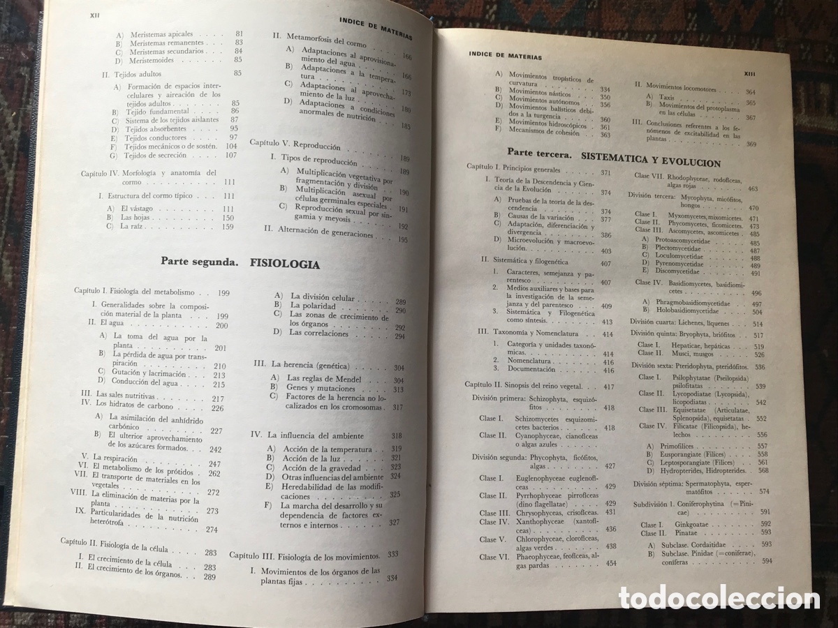 Libros de segunda mano: Tratado de Bot&aacute;nica. Strasburger. Mar&iacute;n - Foto 4
