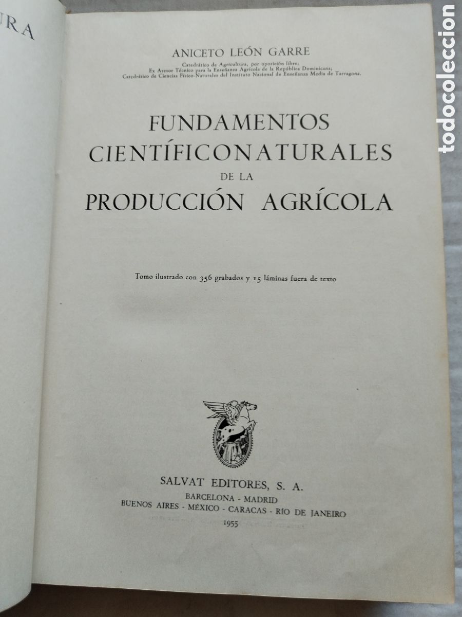 Libros de segunda mano: MANUAL DE AGRICULTURA/A. LE&Oacute;N GARRE - Foto 3