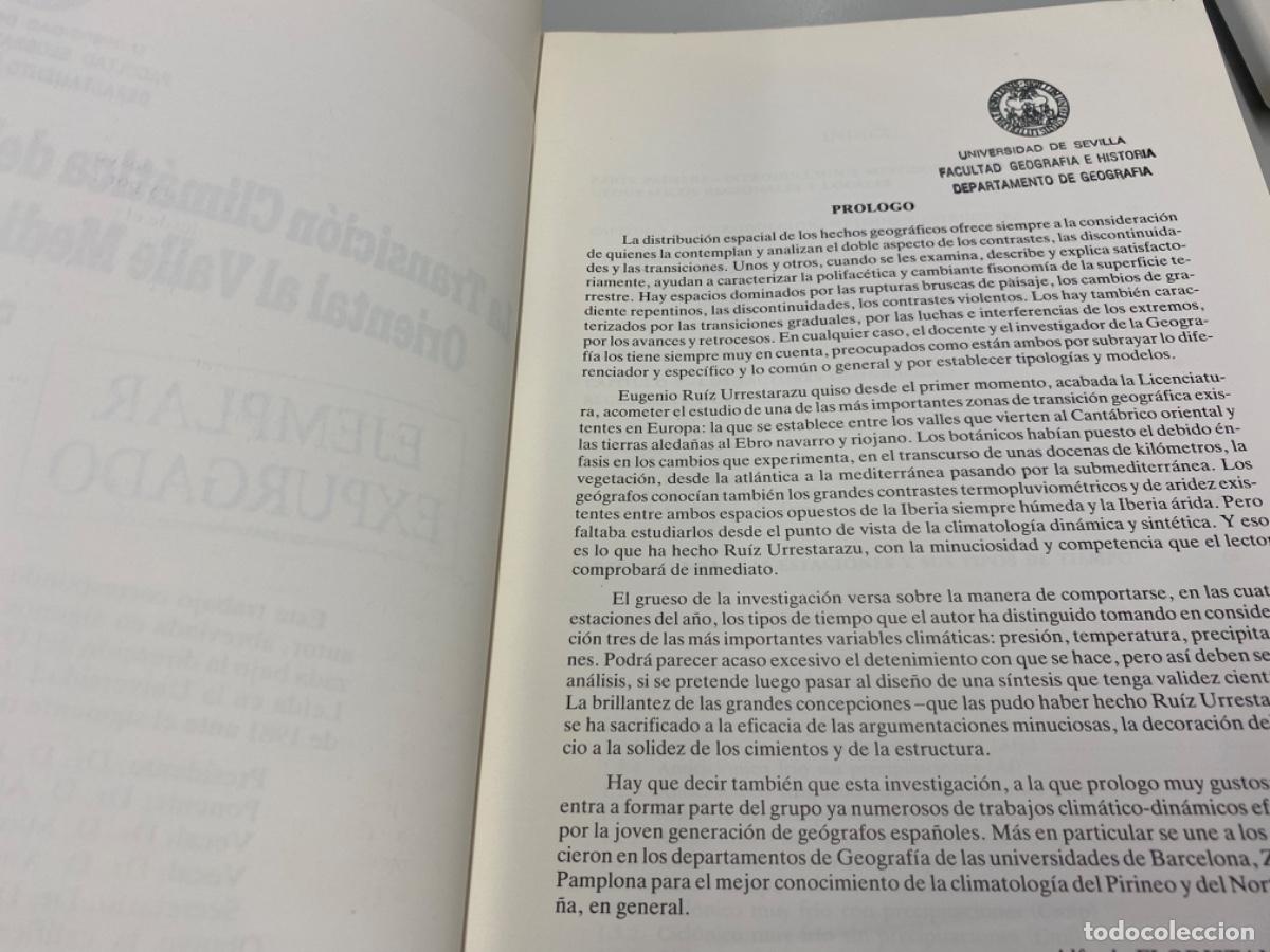 Libros de segunda mano: LA TRANSICI&Oacute;N CLIM&Aacute;TICA DEL CANT&Aacute;BRICO ORIENTAL AL VALLE MEDIO DEL EBRO (E. RUIZ 1982) - Foto 5