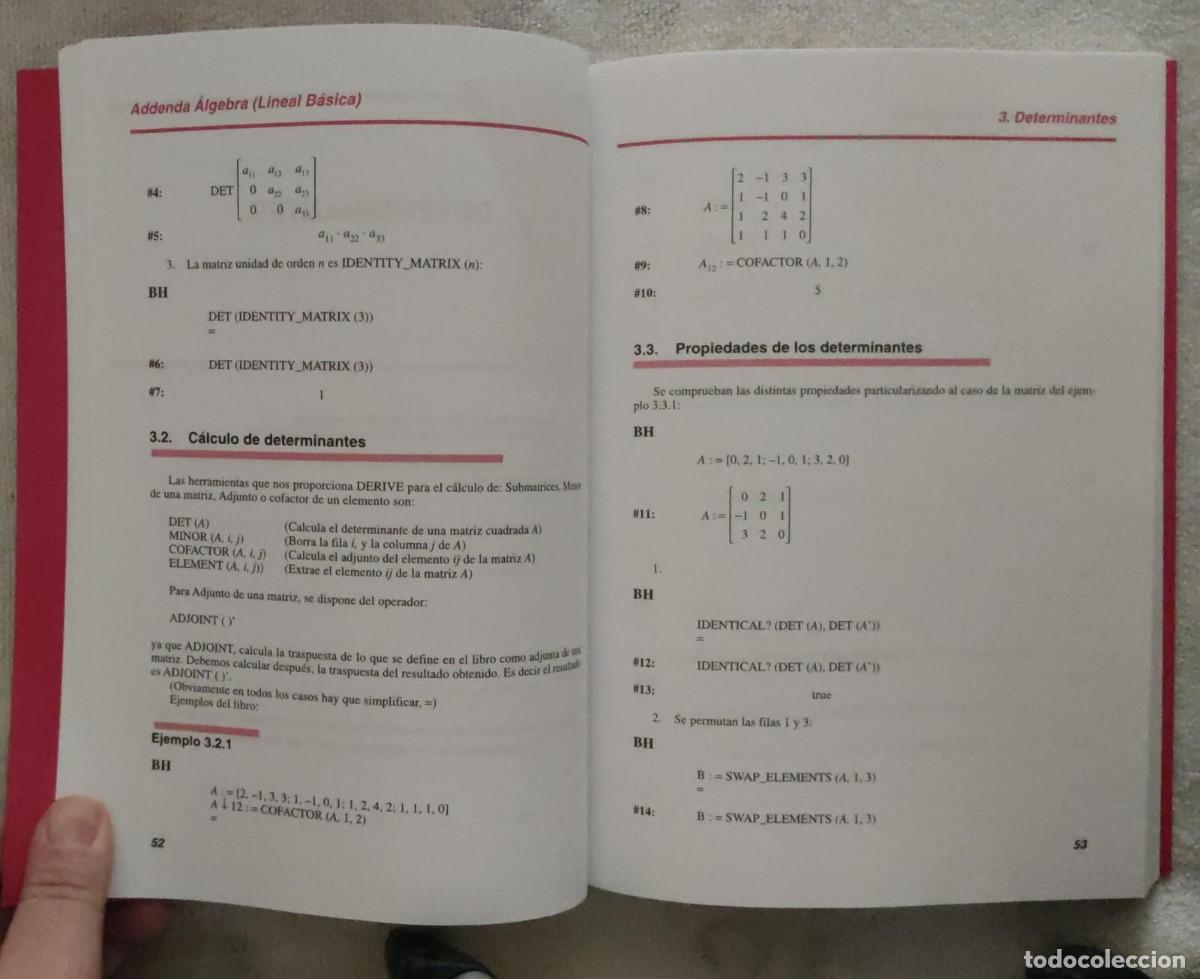 Libros de segunda mano de ciencias: &Aacute;LGEBRA. - Foto 12