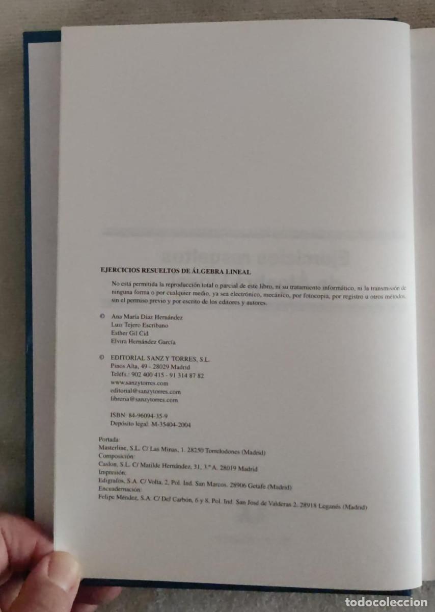 Libros de segunda mano de ciencias: &Aacute;LGEBRA. - Foto 4