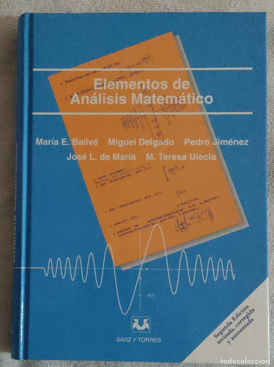 Libros de segunda mano de ciencias: Elementos de An&aacute;lisis Matem&aacute;tico. - Foto 1