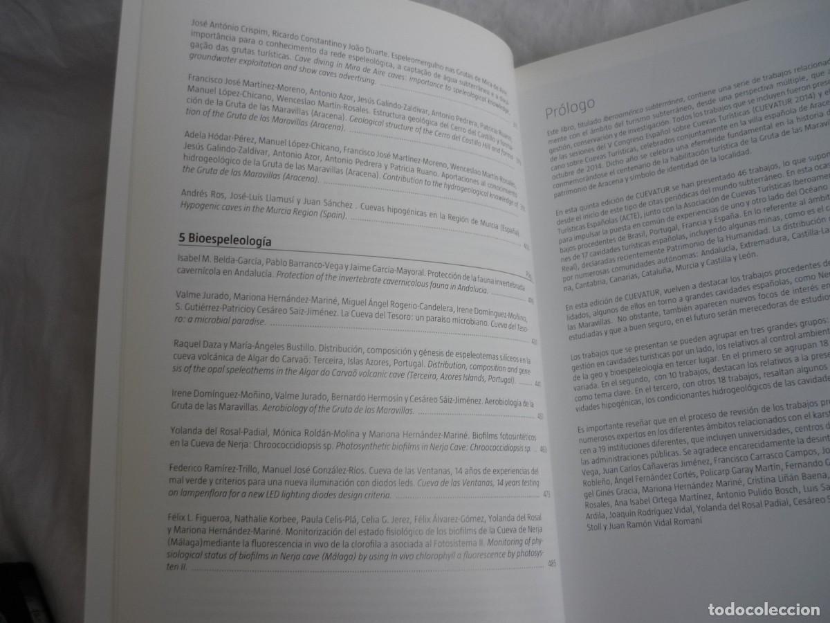 Libros de segunda mano: Cuevatur 2014 Iberoam&eacute;rica Subterr&aacute;nea - Foto 8