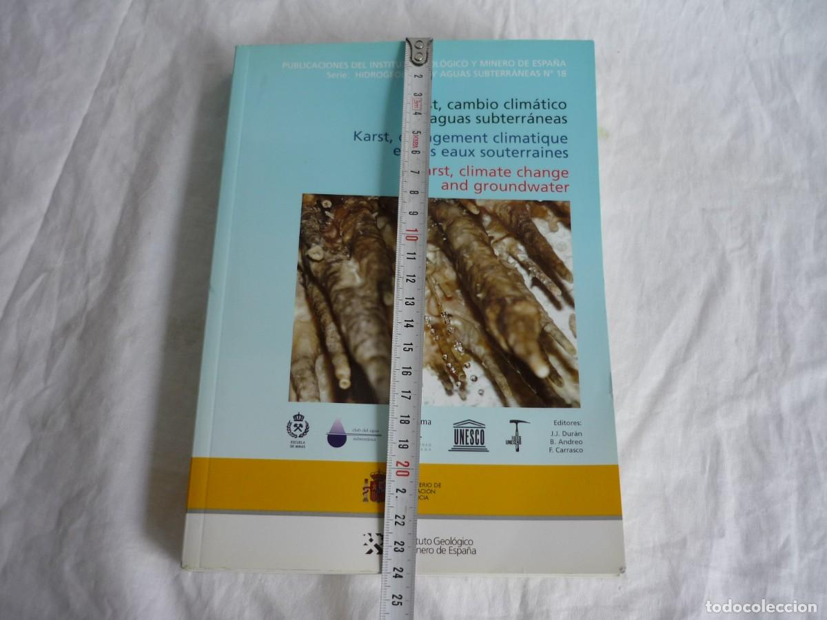 Libros de segunda mano: Karst, cambio clim&aacute;tico y aguas subterr&aacute;neas 2006 - Foto 4