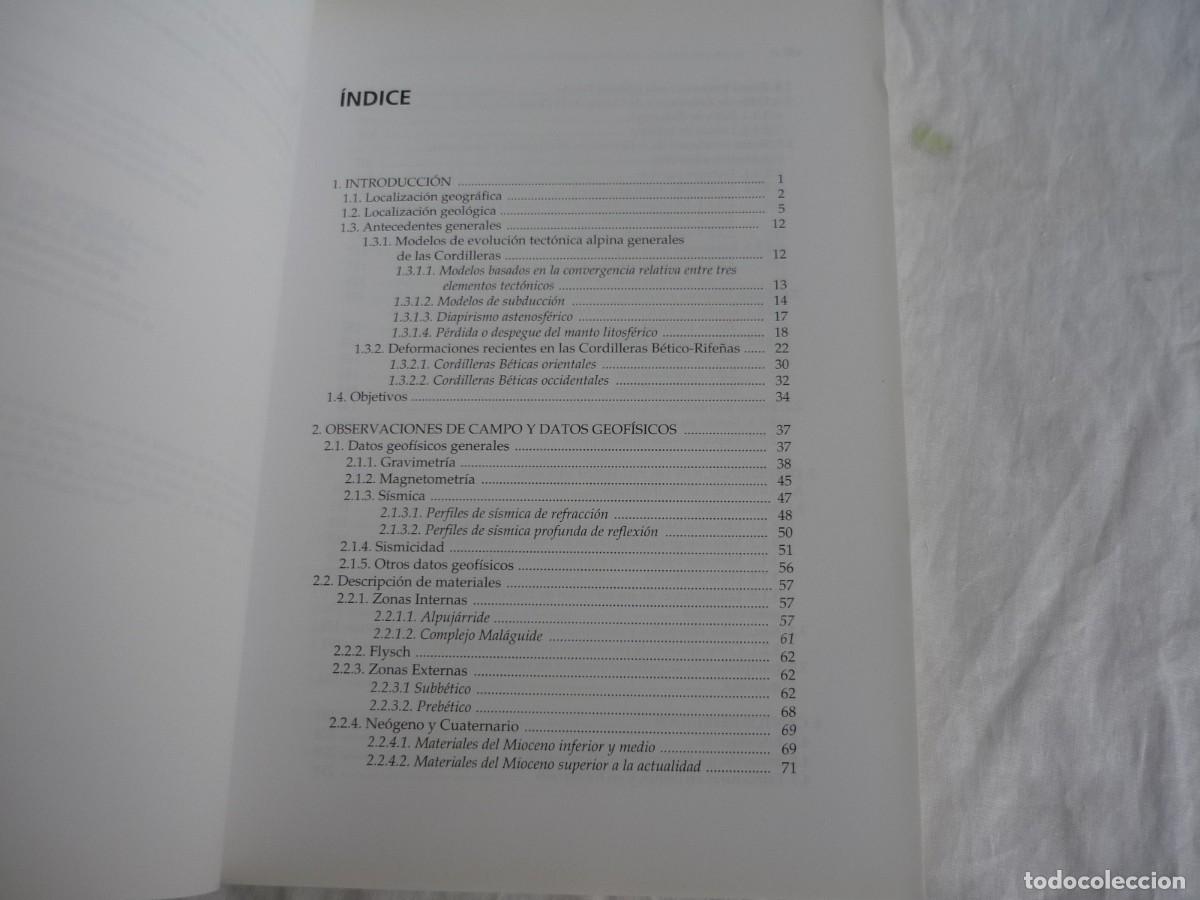 Libros de segunda mano: Estructuras tect&oacute;nicas recientes en la transversal central de las Cordilleras B&eacute;ticas, 2004 - Foto 7