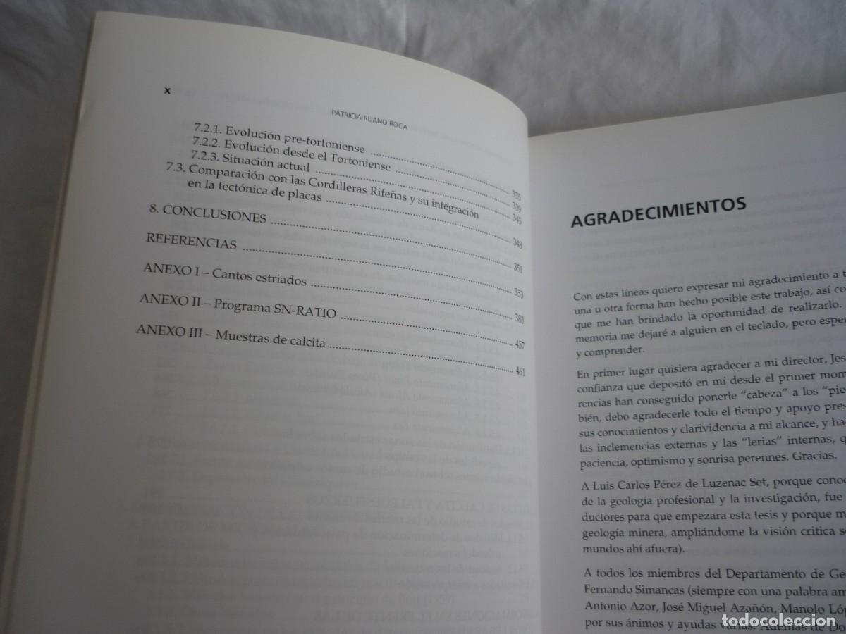 Libros de segunda mano: Estructuras tect&oacute;nicas recientes en la transversal central de las Cordilleras B&eacute;ticas, 2004 - Foto 9