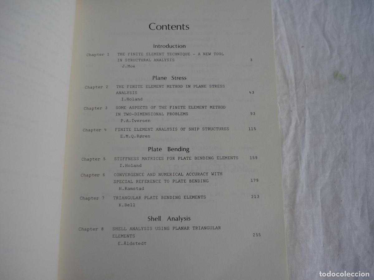 Libros de segunda mano: Finite element methods in stress analysis 1972 - Foto 6