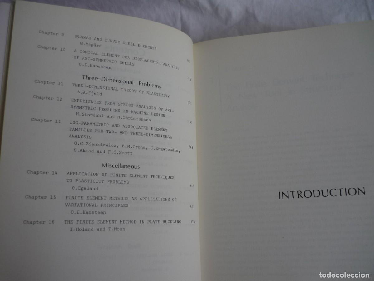 Libros de segunda mano: Finite element methods in stress analysis 1972 - Foto 7