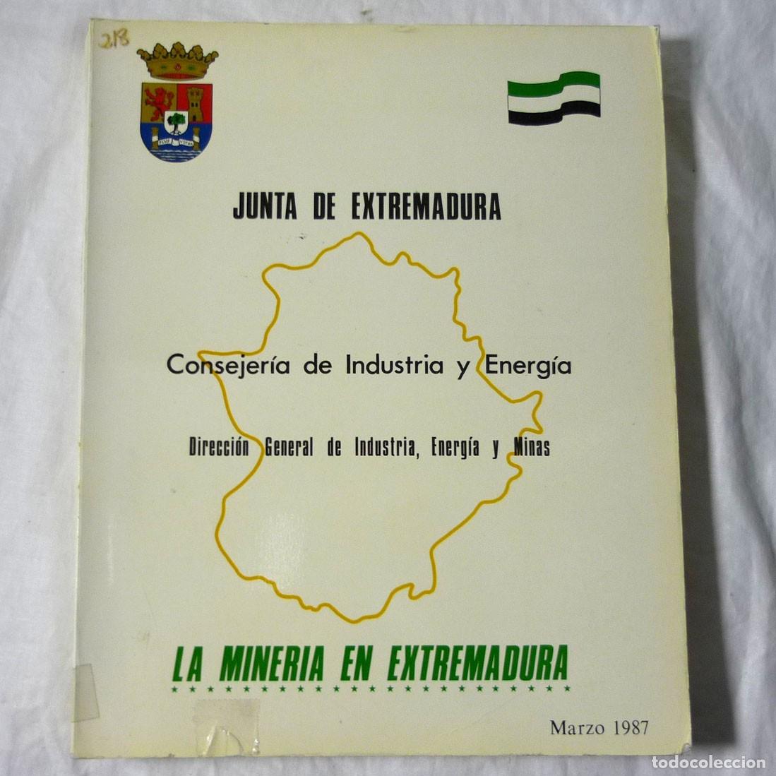 Libros de segunda mano: La miner&iacute;a en Extremadura, 1987 - Foto 1