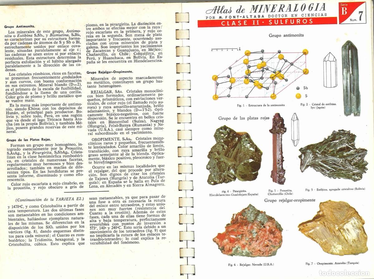 Libros de segunda mano: Atlas de Mineralog&iacute;a. Editorial Jover. 1973 - Foto 2