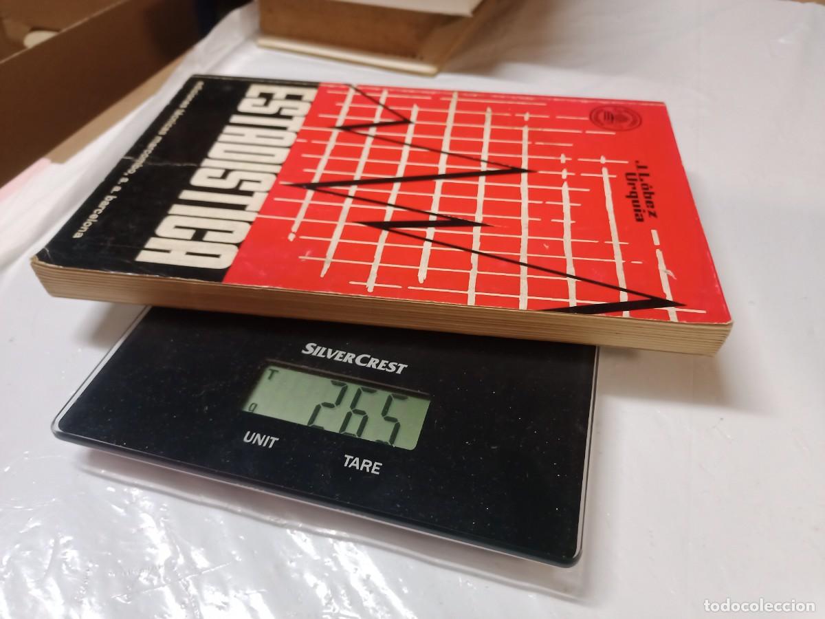 Libros de segunda mano de ciencias: ESTAD&Iacute;STICA J.LOBEZ URQUIA - Foto 4