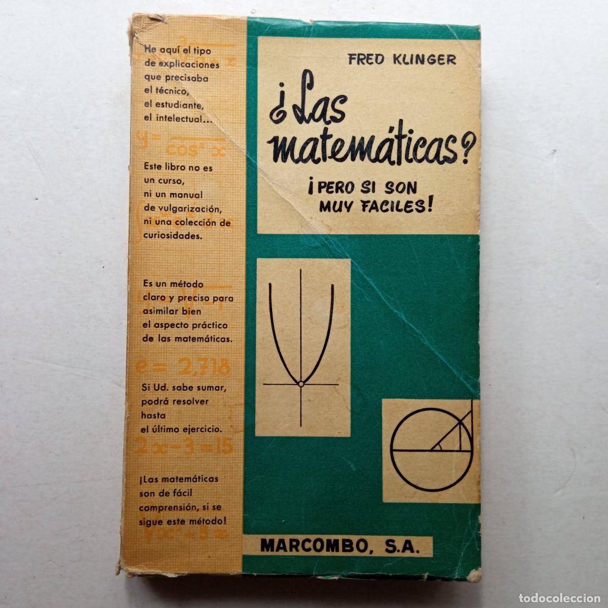 Libros de segunda mano de ciencias: LA MATEMATICAS? FRED KLINGER PERO SI SON MUY F&Aacute;CILES - Foto 10