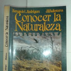 Libros de segunda mano: CONOCER LA NATURALEZA 1990 FERNANDO L. RODRÍGUEZ 1ª EDICIÓN PENTHALON EL BUHO VIAJERO 11