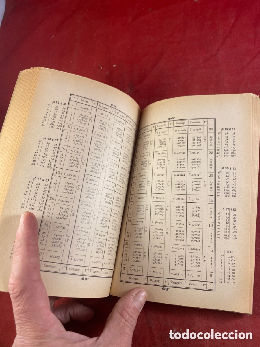 Libros de segunda mano de ciencias: TABLAS DE LOS LOGARITMOS VULGARES 1964 - Foto 4