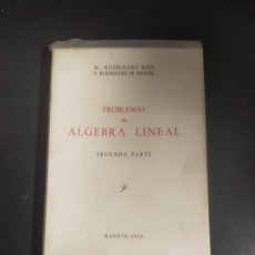 Libri di seconda mano: PROBLEMAS DE ÁLGEBRA LINEAL