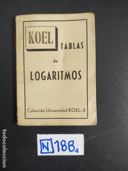 Libros de segunda mano de ciencias: Tablas de Logaritmos - Foto 1