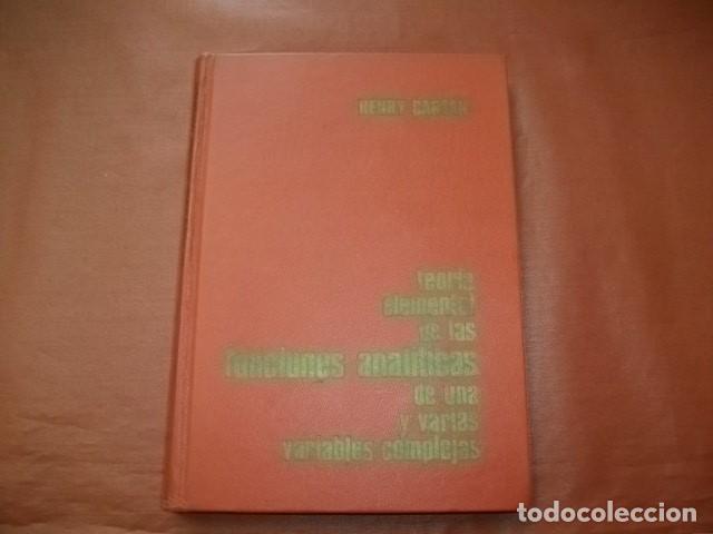 Libros de segunda mano de ciencias: TEOR&Iacute;A ELEMENTAL DE LAS FUNCIONES ANAL&Iacute;TICAS DE UNA Y VARIAS VARIABLEES COMPLEJAS - HENRY CARTAN - Foto 1