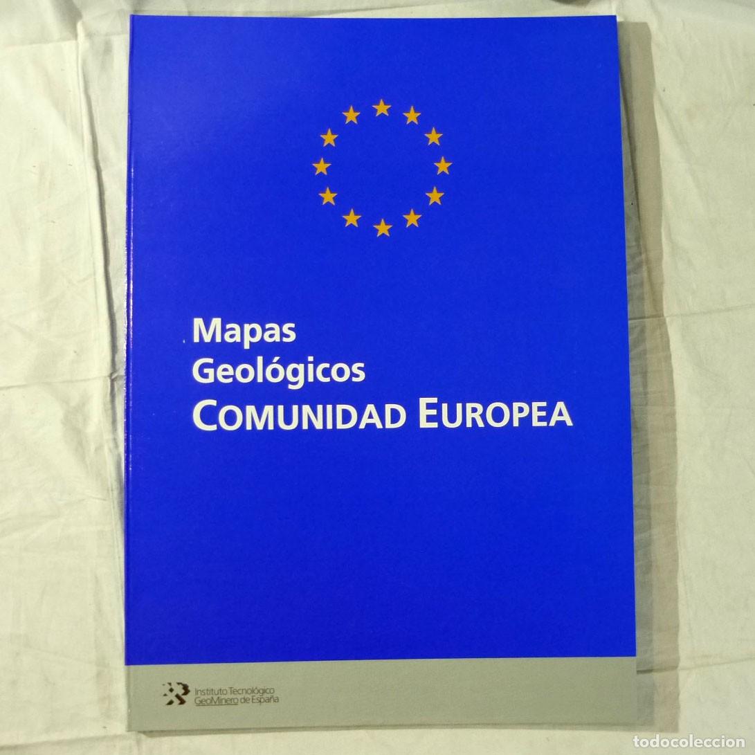 Libros de segunda mano: Mapas geol&oacute;gicos Comunidad Europea 1989, Gran formato - Foto 1