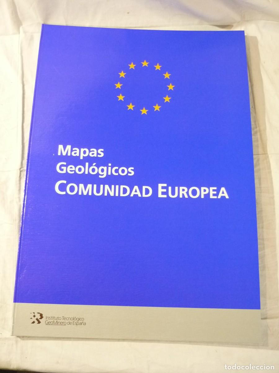 Libros de segunda mano: Mapas geol&oacute;gicos Comunidad Europea 1989, Gran formato - Foto 2